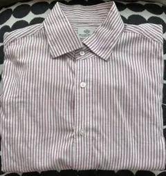 BEAMS HEART × TESSITURA MONTI ストライプ長袖シャツ