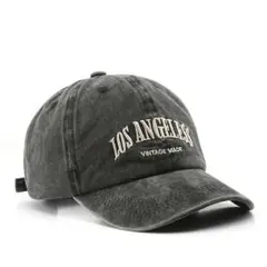 6色展開 LOS ANGELLES ウォッシュド ソフトトップ 刺繍入り 野球帽