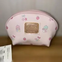 キキララポーチ。リトルツインスターズポーチ。サンリオ化粧ポーチ