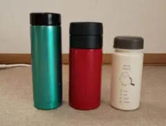 水筒3セット/ステンレスボトル 2本 プラスチックボトル1本セット
