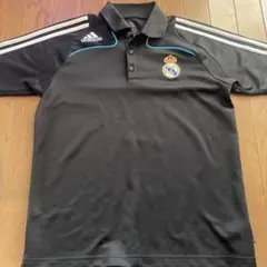 adidas レアル・マドリード ポロシャツ ブラック