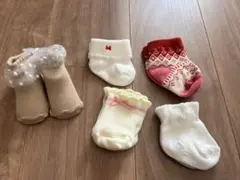 ベビーソックス 5足 新生児