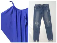 マウジー MOUSSY まとめ売り チュニック ダメージジーンズ タグ付き 美品