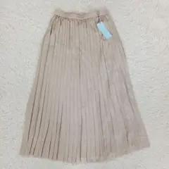 ✨新品未使用✨組曲 プリーツスカート ウエストゴム ベージュ サイズ 2