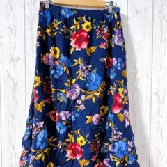 S.A.Designs フラワープリント ロングスカート 即日発送