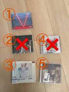【中古】Maroon5, Taylor Swift CDセット　バラ売可
