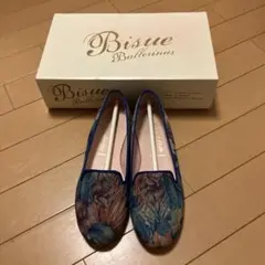 Bisue Ballerinas フラットシューズ 花柄 スペイン製 36のサムネイル