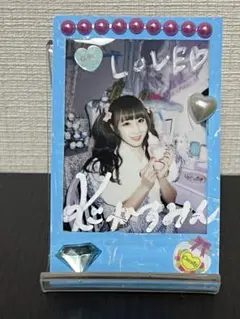 かすみん　サイン入りデコチェキ