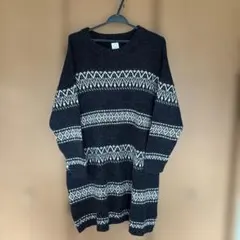 インザグルーヴ ダークグレー 長袖ニット