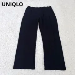 ユニクロ イージーパンツ ストレート XL ブラック ストレッチ ベーシック