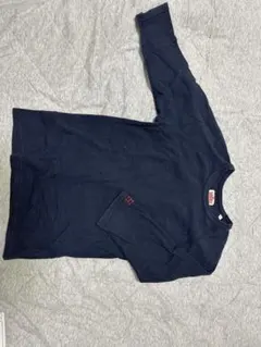 ネイビー 七分袖カットソー サイズ2