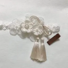 92 2way 髪飾り　ひなまつり　初節句　ベビー　キッズ　衣装　ベビー袴