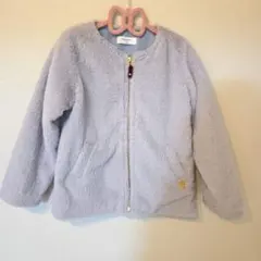 薄紫フリースジャケット 120cm　コート