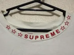 Supreme ネックロゴ 長袖カットソー ホワイトのサムネイル