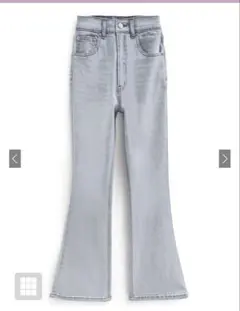 フリージアハイウエストフレアデニムパンツ cu522のサムネイル