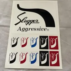 希少品‼️Slugger Aggressive ステッカーシート 10枚&カタログ
