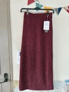 新品タグ付き　ボルドー M タイトスカート