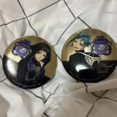 ツイステ　一番くじ　式典缶バッジセット　ジェイドリーチ　フロイドリーチ