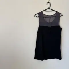 ユニクロ　ノースリーブトップス Mサイズ 黒とグレー