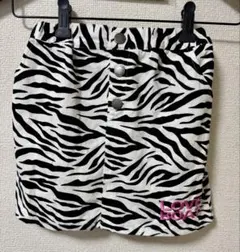 LOVE BOAT スカート　ゼブラ　サイズ130