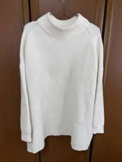 【即日！匿名配送】 GU パフィータッチオーバーサイズハイネックセーター XL