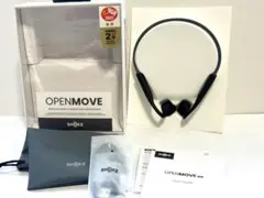 【美品】Shokz OPENMOVE 骨伝導 ワイヤレスイヤホン ブラック
