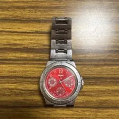 SEIKO ルキア レディース腕時計 レッド 5Y89-0B30