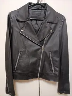 ユニクロ　UNIQLO　ライダースジャケット　ブラック　黒　Sサイズ