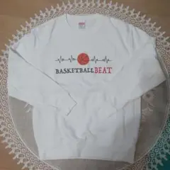 United Athle バスケットボールスウェットホワイト M 綿100%