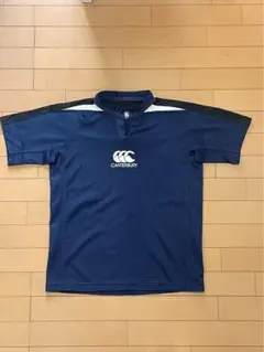 CANTERBURY ウォームアップウェア L ネイビー 半袖