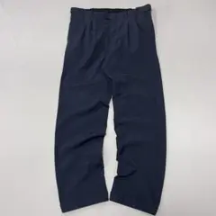 90s Vintage レーヨン 2タック スラックス ネップ 光沢 ドレープ