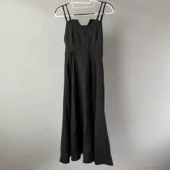 La-gemme ラジエム キャミワンピース チャコール フレアスカート M