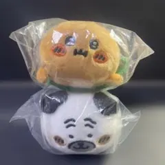 ナガノキャラクターズ ねそべりぬいぐるみ　もぐらコロッケ　パグ