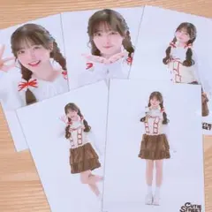 CUTIE STREET 生写真 バレンタイン 川本笑瑠 5枚