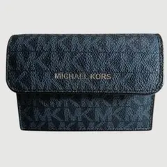 MICHAEL KORS マイケルコース カードケース ネイビーブルー