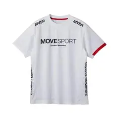 MOVESPORT ドライメッシュ ショートスリーブシャツ/ホワイト