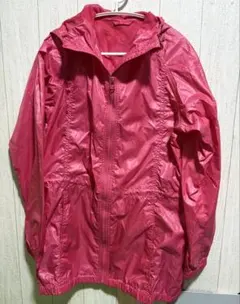 【UNIQLO】ピンク ジャンパー ウィンドブレーカー フード付き