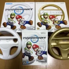 マリオカートWii非売品ゴールドハンドル＋Wiiハンドルセットswitch8