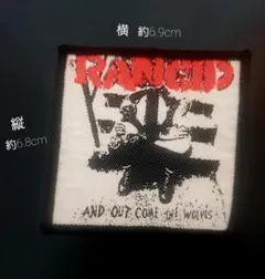 【激レア】RANCID ワッペン リメイク パンク ロック バンド モヒカン