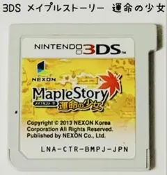 Nintendo 3DS メイプルストーリー MapleStory 運命の少女