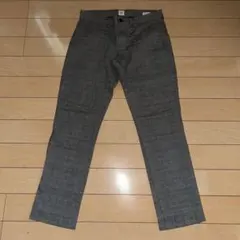 GAP メンズ パンツ グレー チェック柄