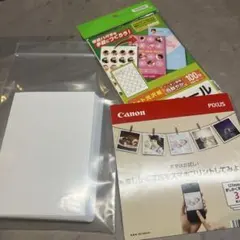 CanonＬ判・ PIXUS ましかく・ELECOMフォトシール