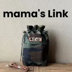 デニムリメイクバッグ　ショルダー　サコッシュ　迷彩