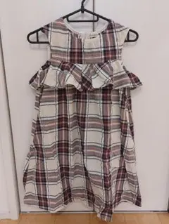 branshes　ワンピース　ノースリーブ　130cm　女の子　チェック
