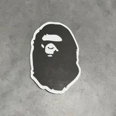 A BATHING APE BAPE エイプヘッドロゴ ステッカー