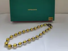 三越 murano glass ガラス ネックレス 【美品】のサムネイル