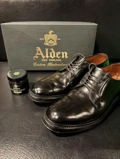 【美品】ALDEN オールデン 9901 8 1/2D 黒 UA別注 未使用品 / Alden / オールデン / 9901 / UA別注品 / コードバン