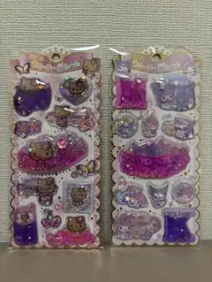 【即日発送•正規品】日焼けキティ•マイメロディ&クロミ ウォーターinシール