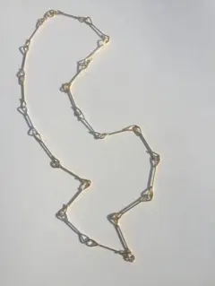 シルバーロングネックレス