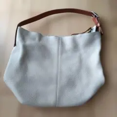 ecco レザー ショルダーバッグ ホワイト ブラウンのサムネイル
